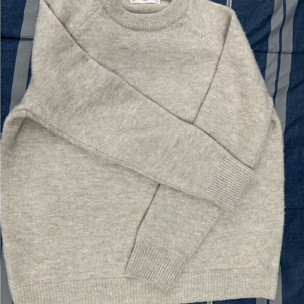 Mango Soft Cream Knit Sweater View 2